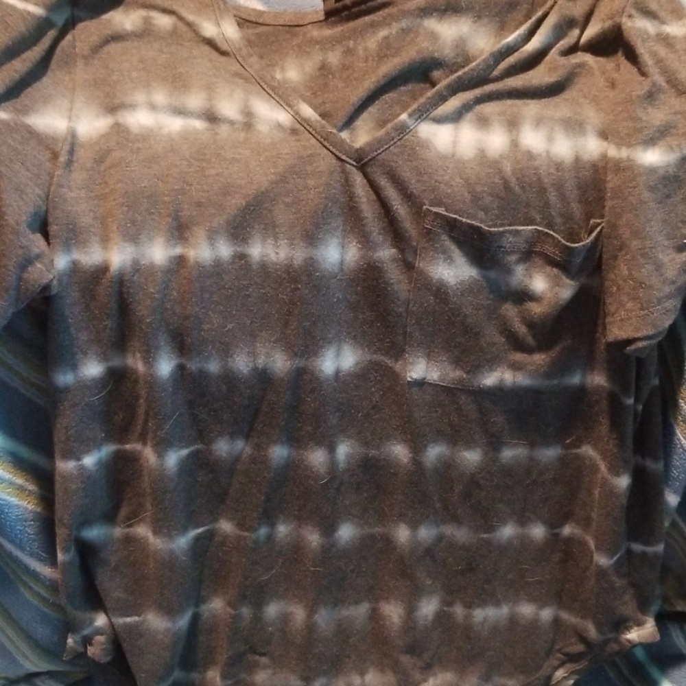 Black V neck shirt